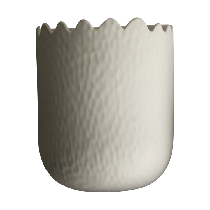 Flowery väggkruka 24 cm - Creme - DBKD