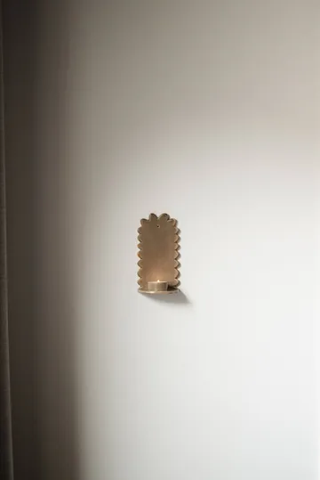 Flowery väggljusstake - Beige - DBKD