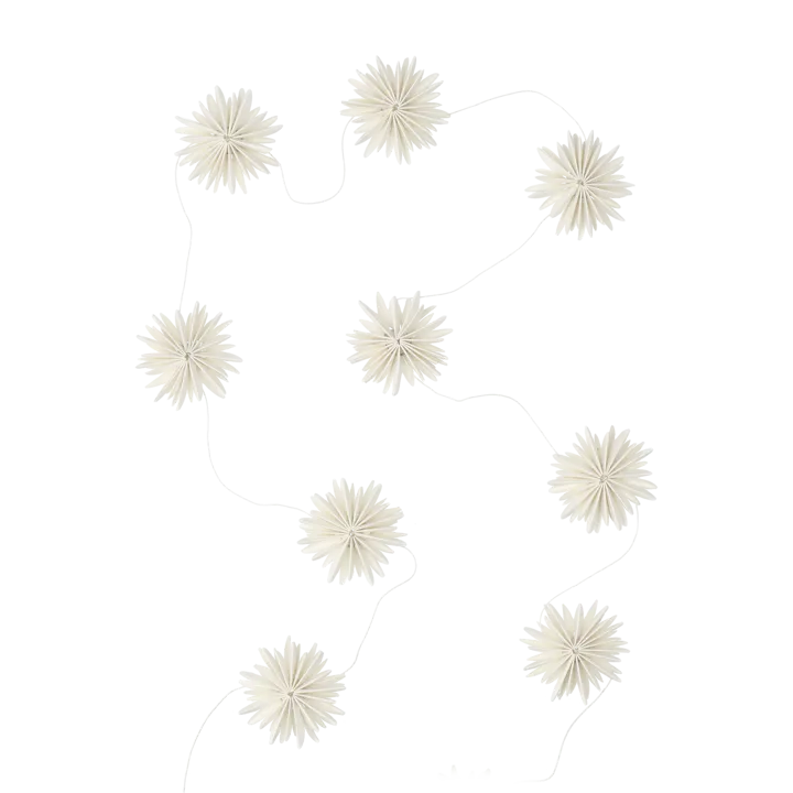Garland girlang flinga - White  - DBKD