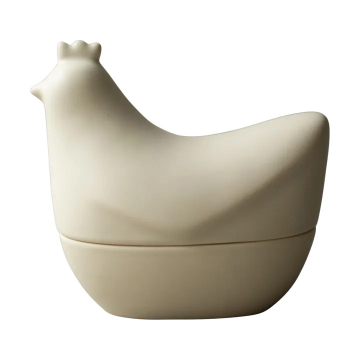 Happy hen skål - Creme - DBKD