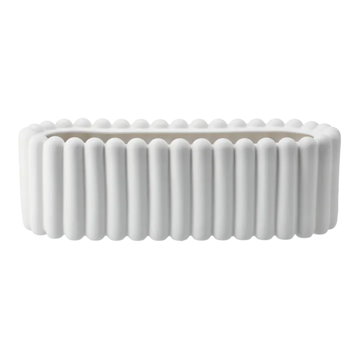 Mist kruka oval - White - DBKD