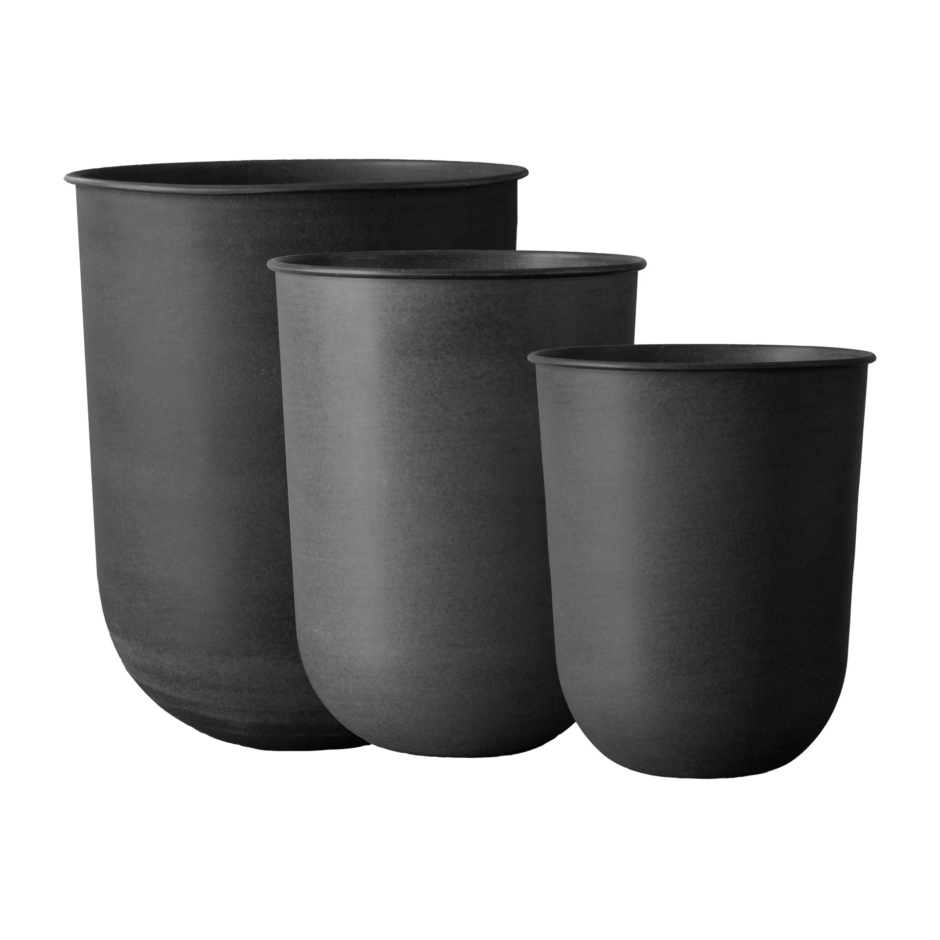 Out kruka 3 delar, Black DBKD
