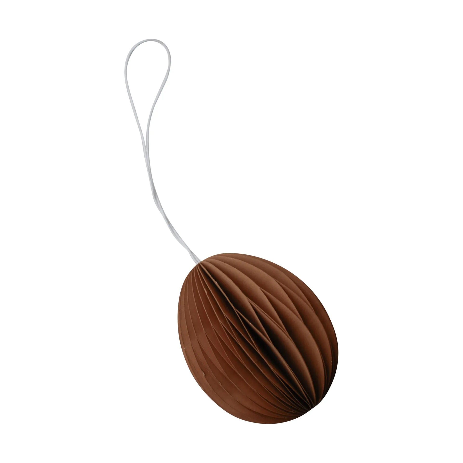 Ovoid påskhänge papper 7 cm, Terracotta DBKD
