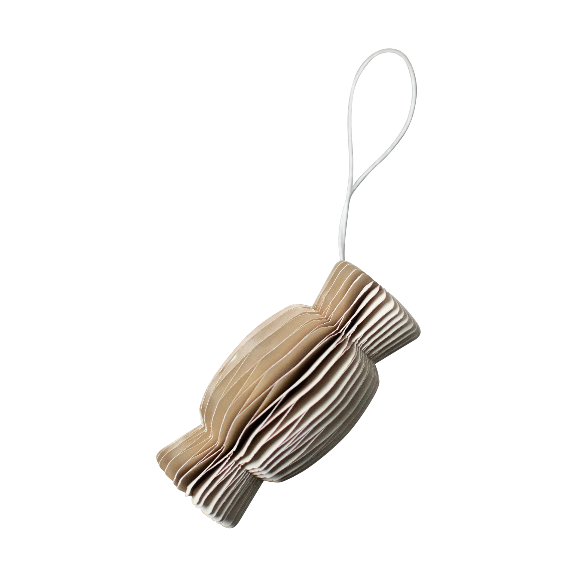 Paper candy julhänge, Beige DBKD