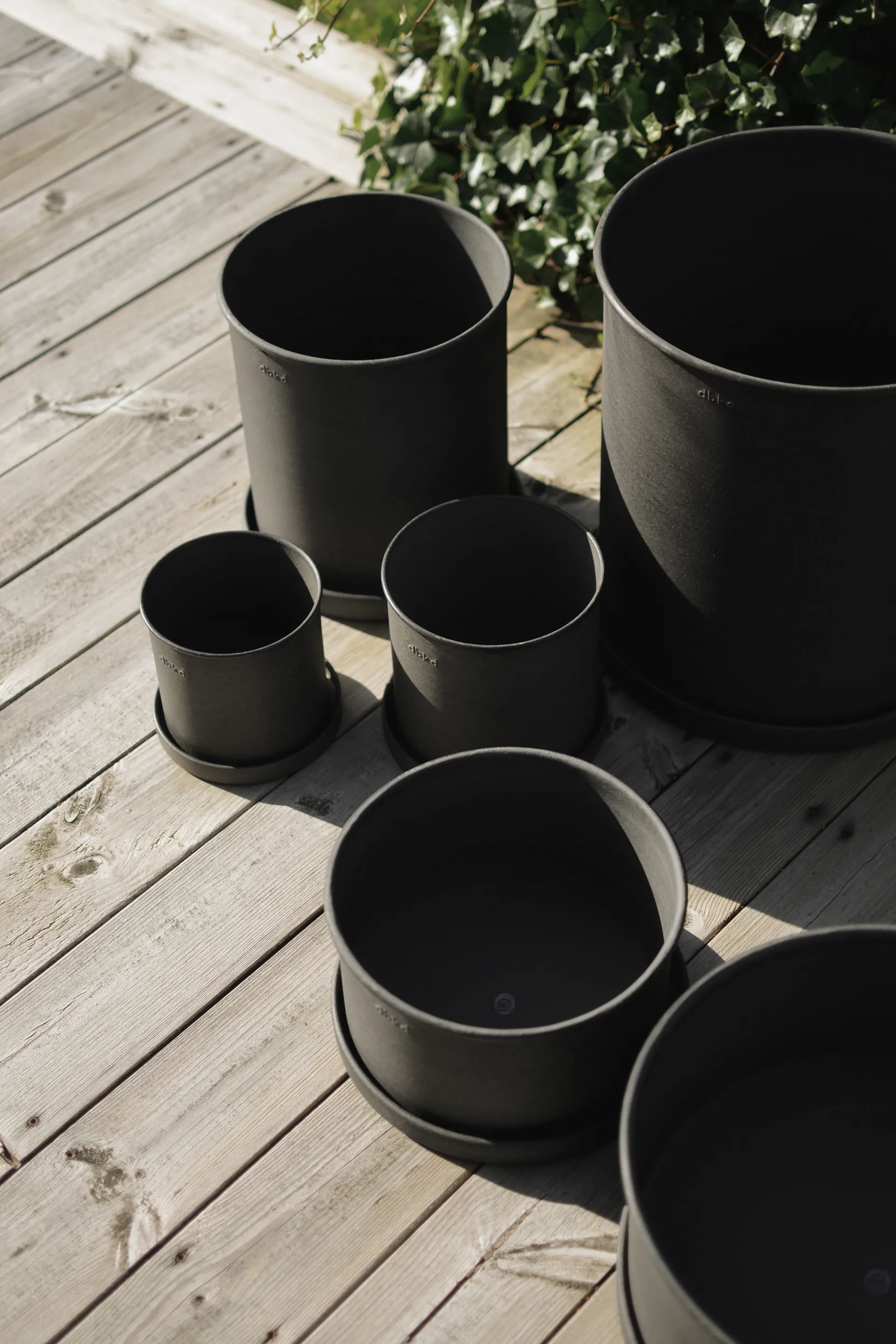 Plant pot kruka small 2-pack, Black DBKD