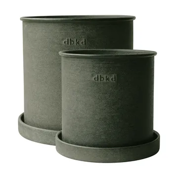 Plant pot kruka small 2-pack - Green - DBKD