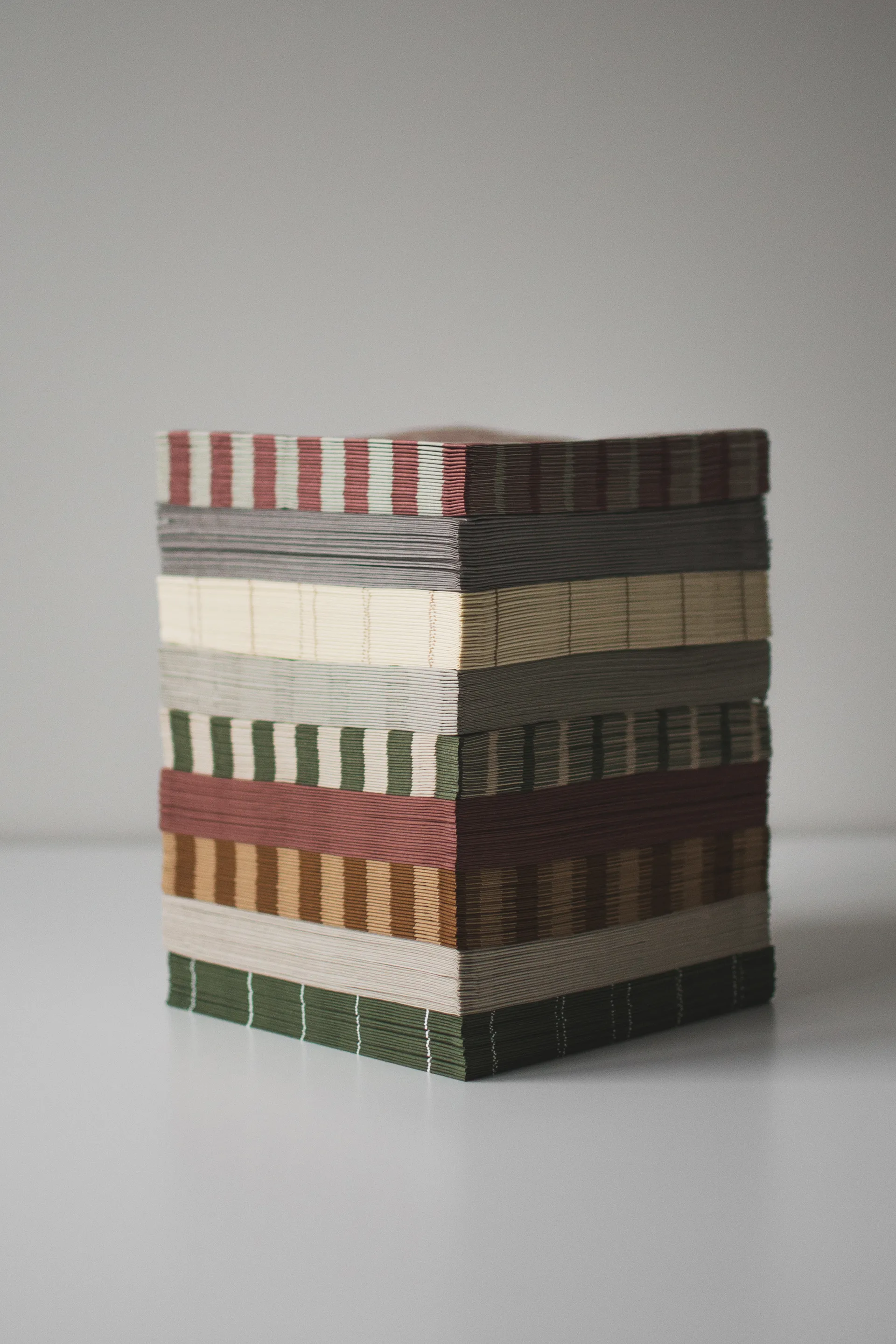 Stripe pappersservett 33x33 cm 20-pack, Nougat DBKD