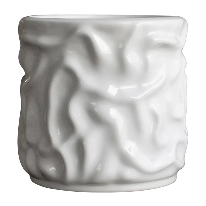 Swoon kruka Ø15 cm - Shiny white - DBKD