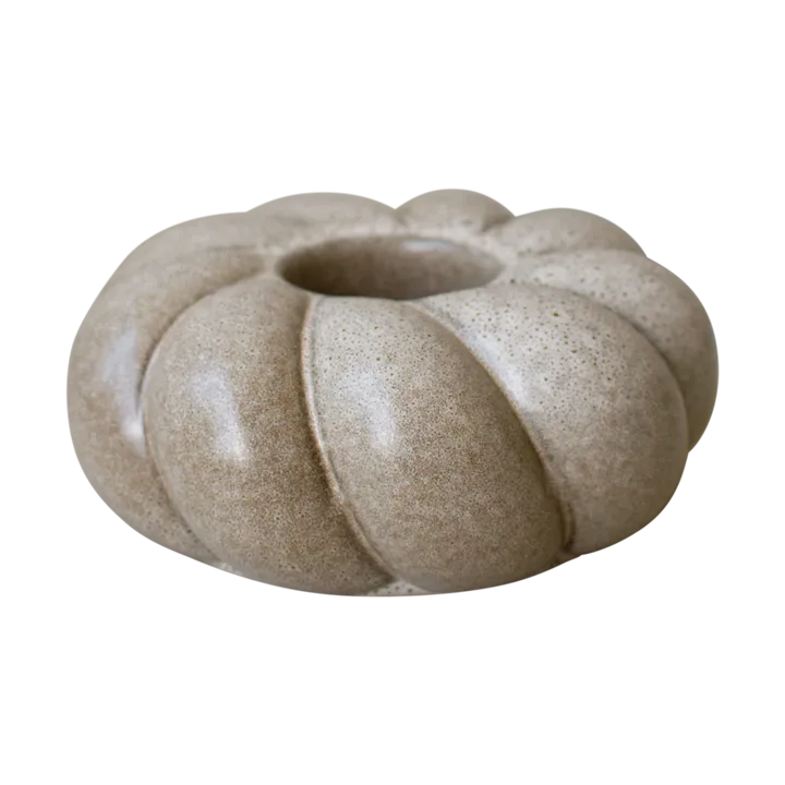Twine ljuslykta Ø14 cm - Beige - DBKD