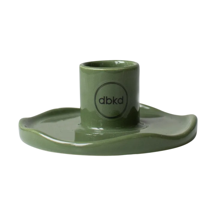 Wave ljusstake - Shiny green - DBKD