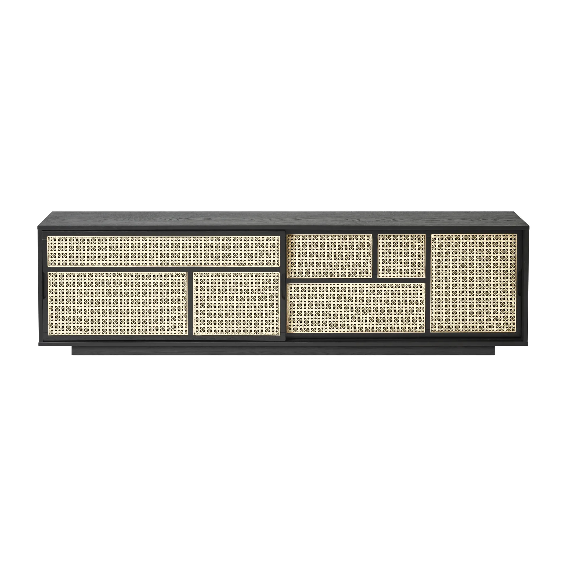Air sideboard low, svart, rotting Design House Stockholm