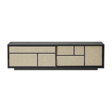 Air sideboard low - svart, rotting - Design House Stockholm