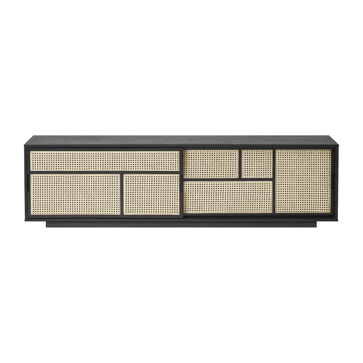 Air sideboard low - svart, rotting - Design House Stockholm