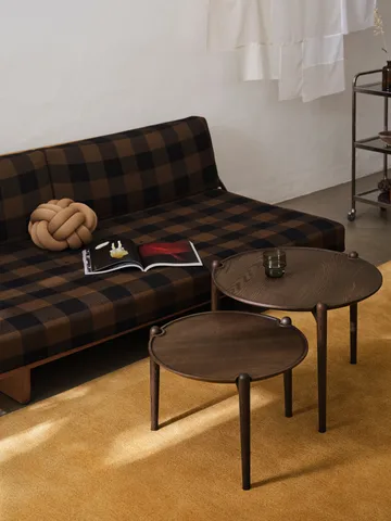 Aria soffbord - Dark oak, Ø50x37 cm - Design House Stockholm