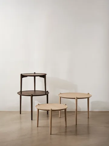 Aria soffbord - Dark oak, Ø50x37 cm - Design House Stockholm