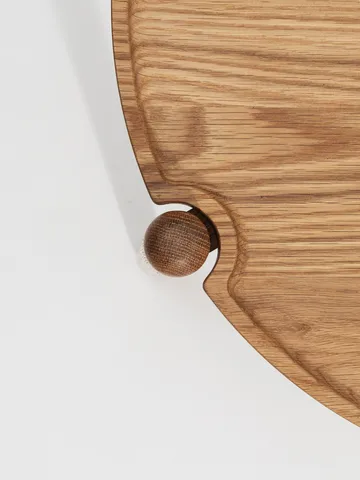 Aria soffbord - Ek, Ø50x37 cm - Design House Stockholm