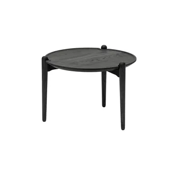 Aria soffbord - Svart ek, Ø50x37 cm - Design House Stockholm