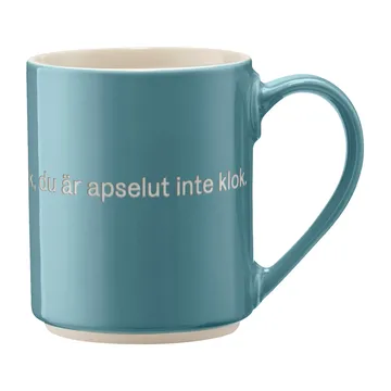 Astrid Lindgren mugg, du är inte klok… - Svensk text - Design House Stockholm