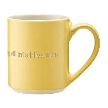 Astrid Lindgren mugg, fina lilla krumelur - Svenskt text - Design House Stockholm