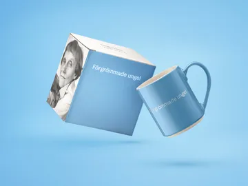 Astrid Lindgren mugg, förgrömmade Unge! - Svensk text - Design House Stockholm