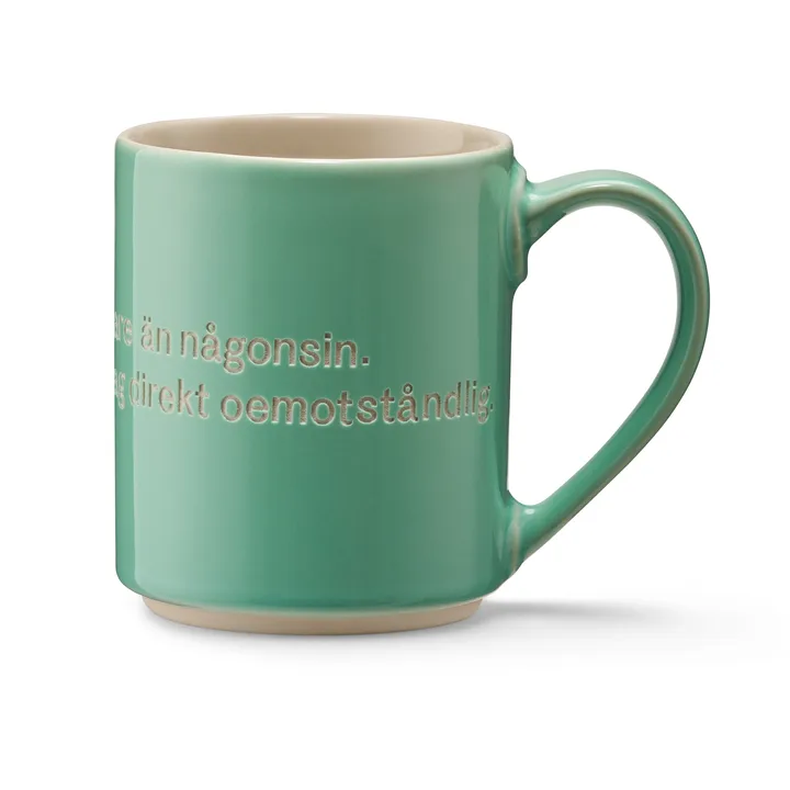 Astrid Lindgren mugg, jag är fräknigare - svensk text - Design House Stockholm