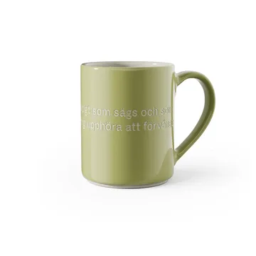 Astrid Lindgren mugg, Voj, voj, så mycket onödigt.. - Svensk text - Design House Stockholm