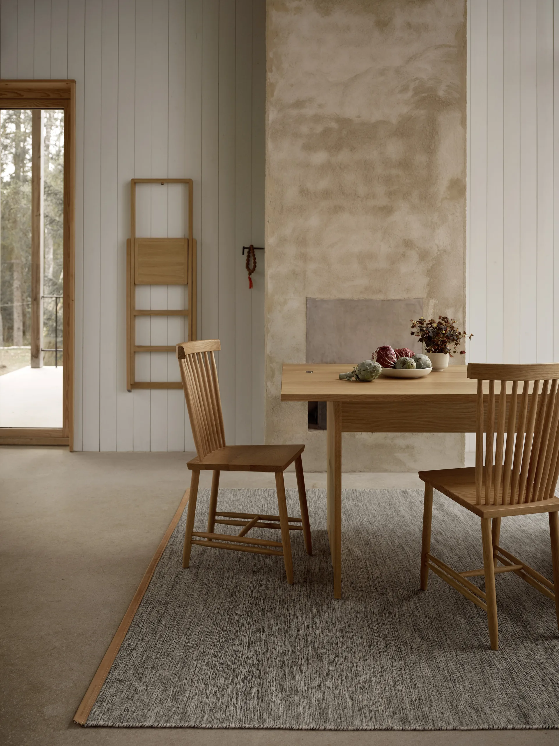 Björk matta stor ljusgrå, 200 x 300 cm Design House Stockholm