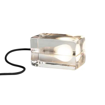 Block Lamp bordslampa - svart sladd - Design House Stockholm