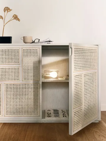 Block Lamp bordslampa - vit sladd - Design House Stockholm