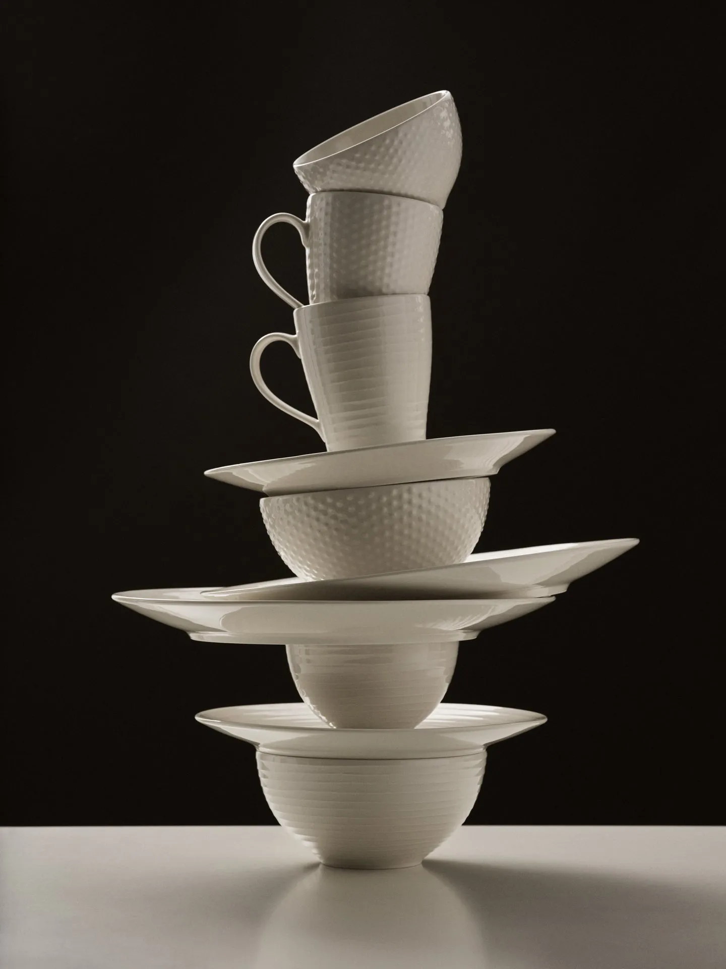 Blond mugg, dot vit Design House Stockholm
