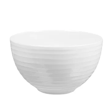 Blond skål 60 cl - stripe vit - Design House Stockholm