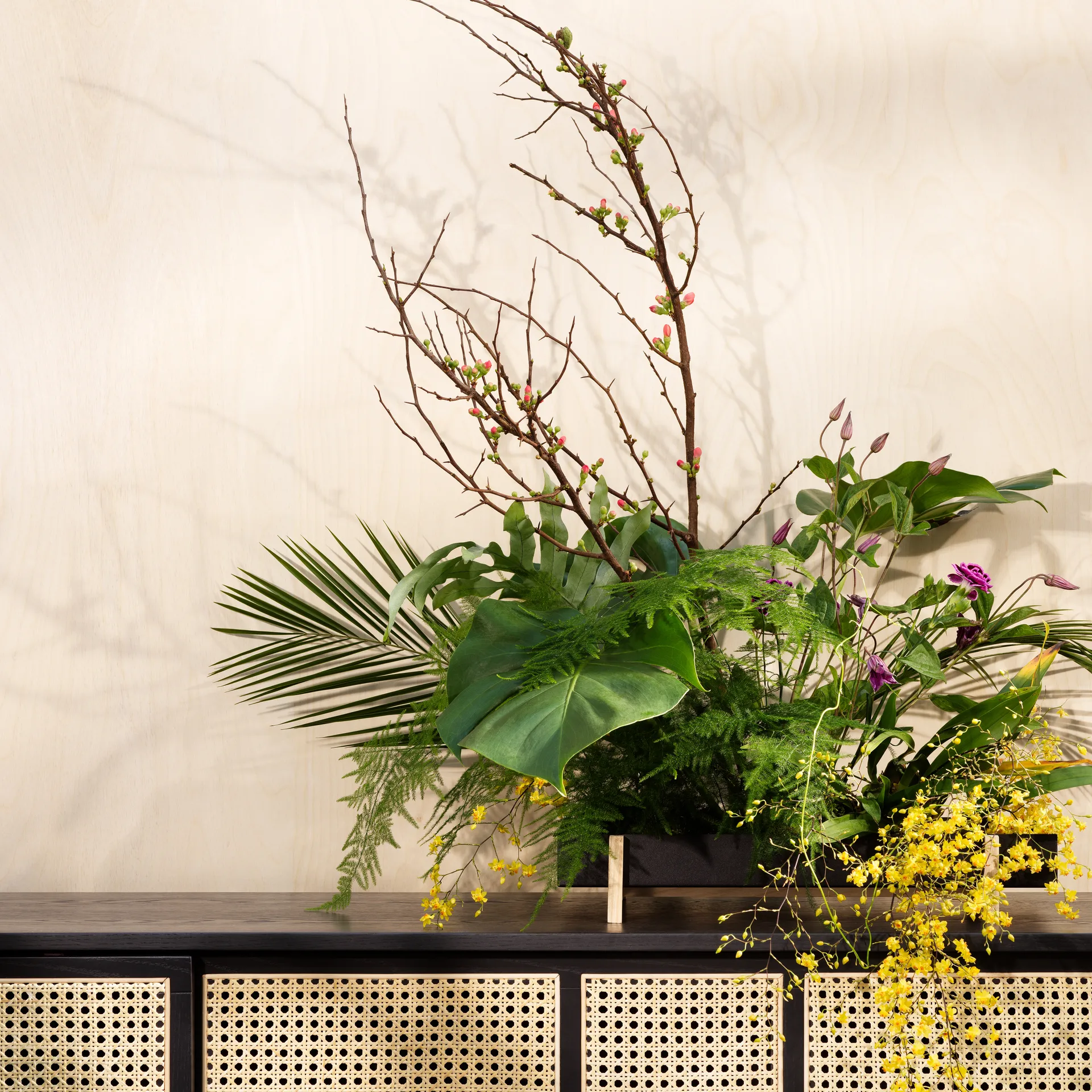 Botanic Flower Tray blomsterbricka, svart Design House Stockholm