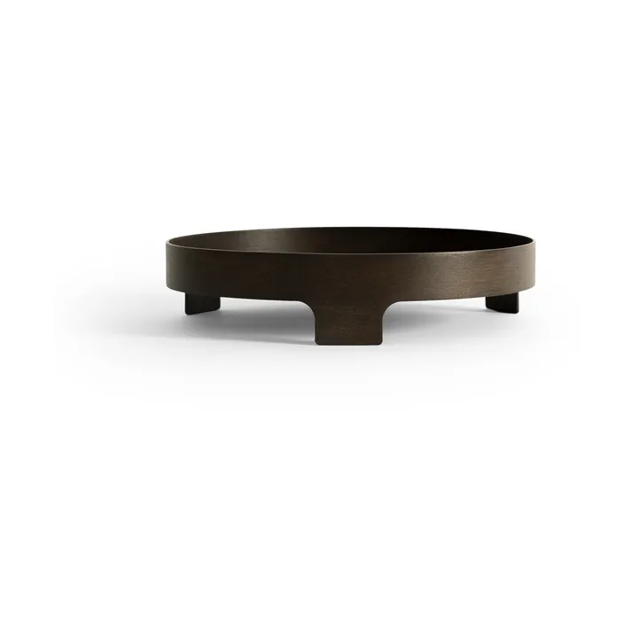 Bridge bricka - Mörk ek, Ø42 cm - Design House Stockholm