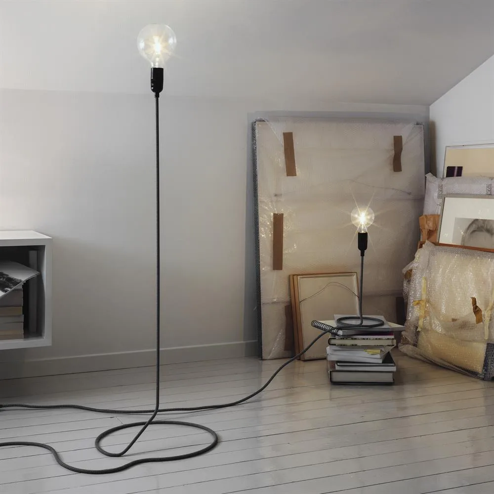 Cord Lamp mini, svart-vit Design House Stockholm