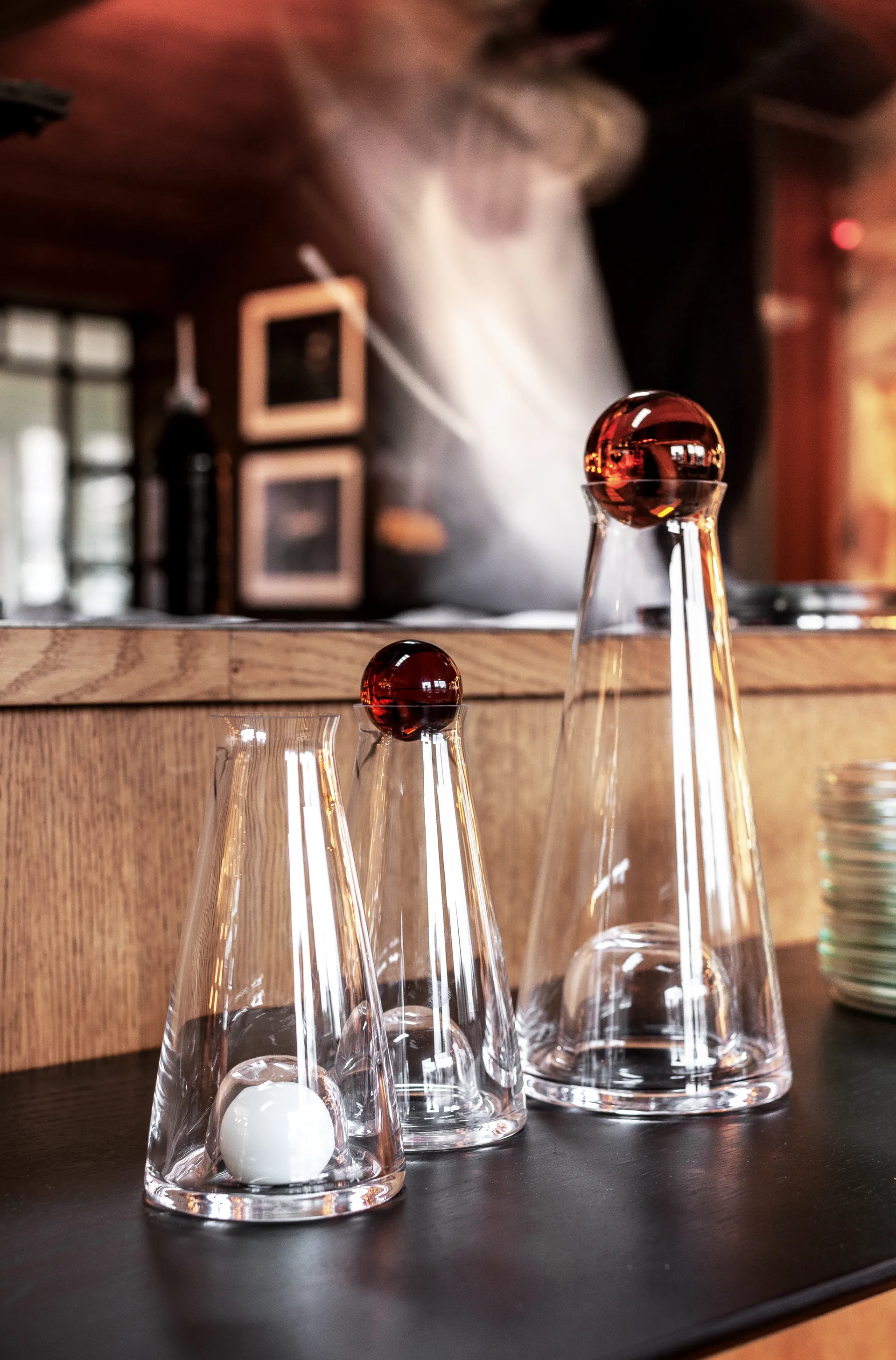 Fia karaff, bärnsten Design House Stockholm