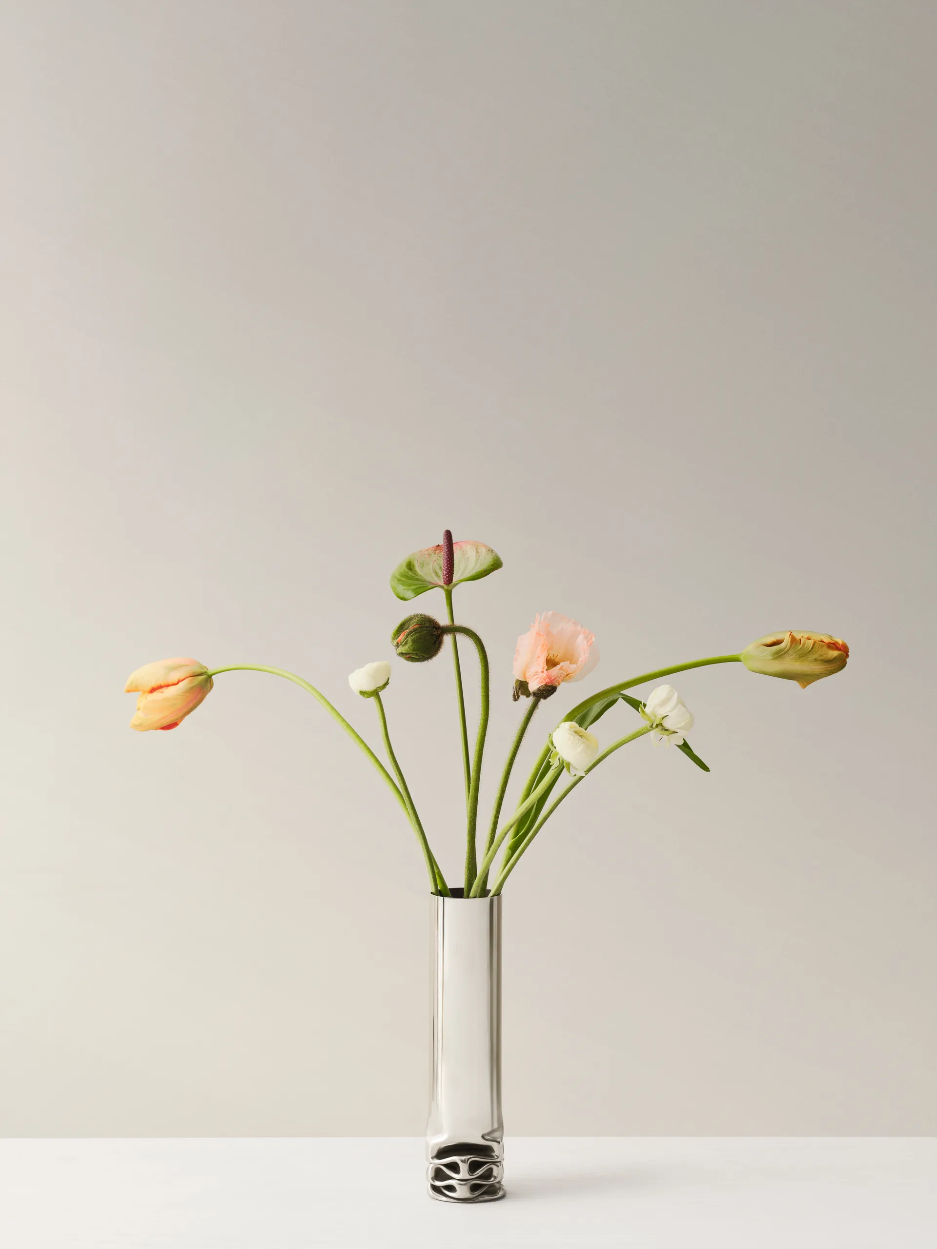 Hydraulic vas, Stainless steel, 25 cm Design House Stockholm