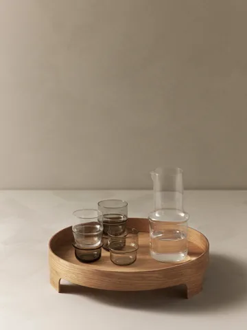 NM& Unda glas 2-pack - grå - Design House Stockholm