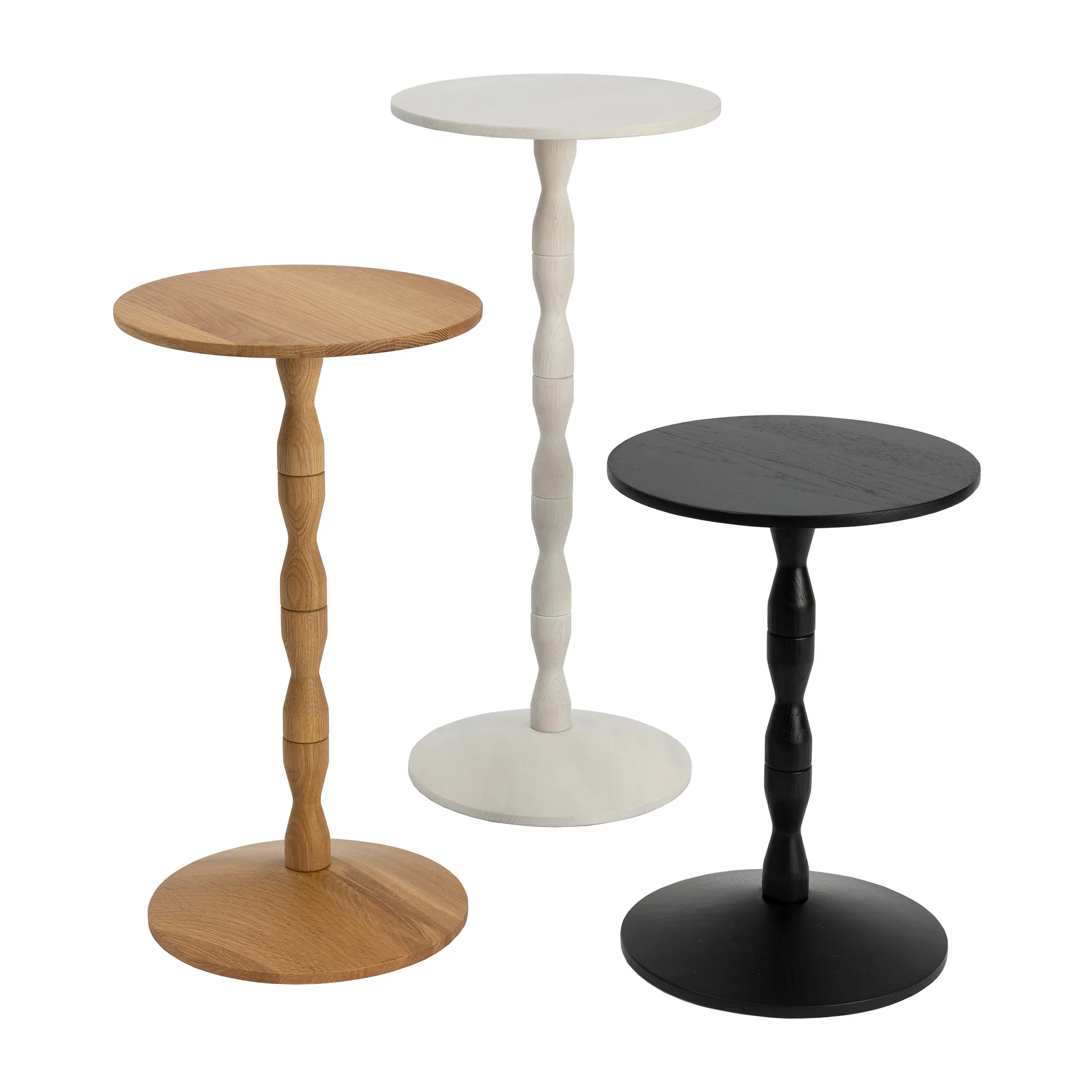 Pedestal bord Ø31x67,5 cm, Oak Design House Stockholm