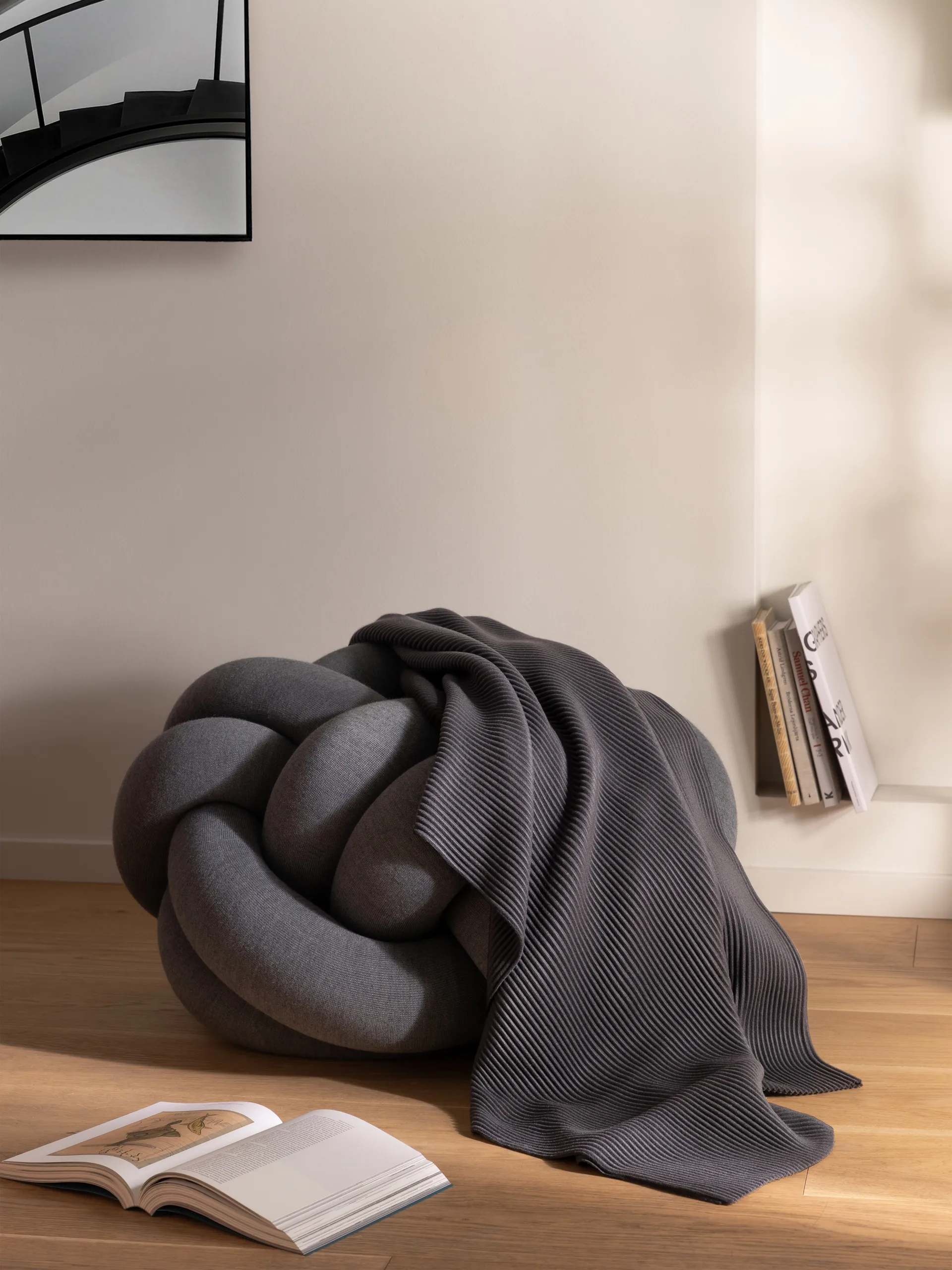 Pleece filt 140x160 cm, Mörkgrå Design House Stockholm
