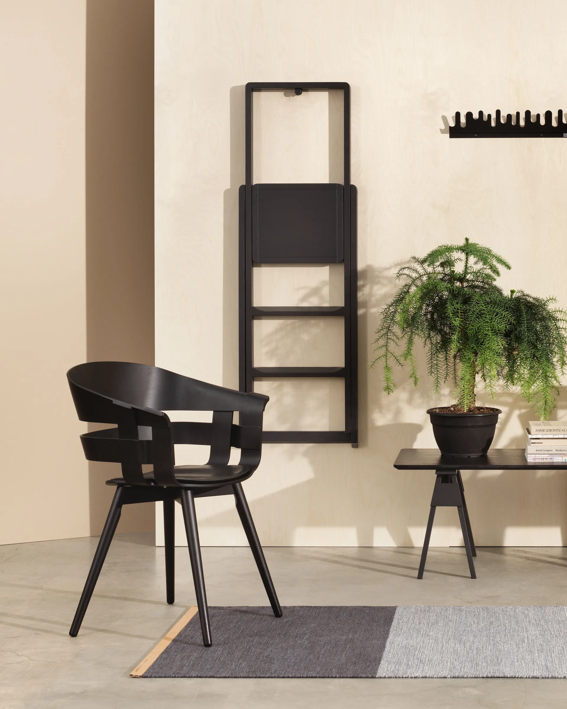 Step stege, Svartbetsad Design House Stockholm