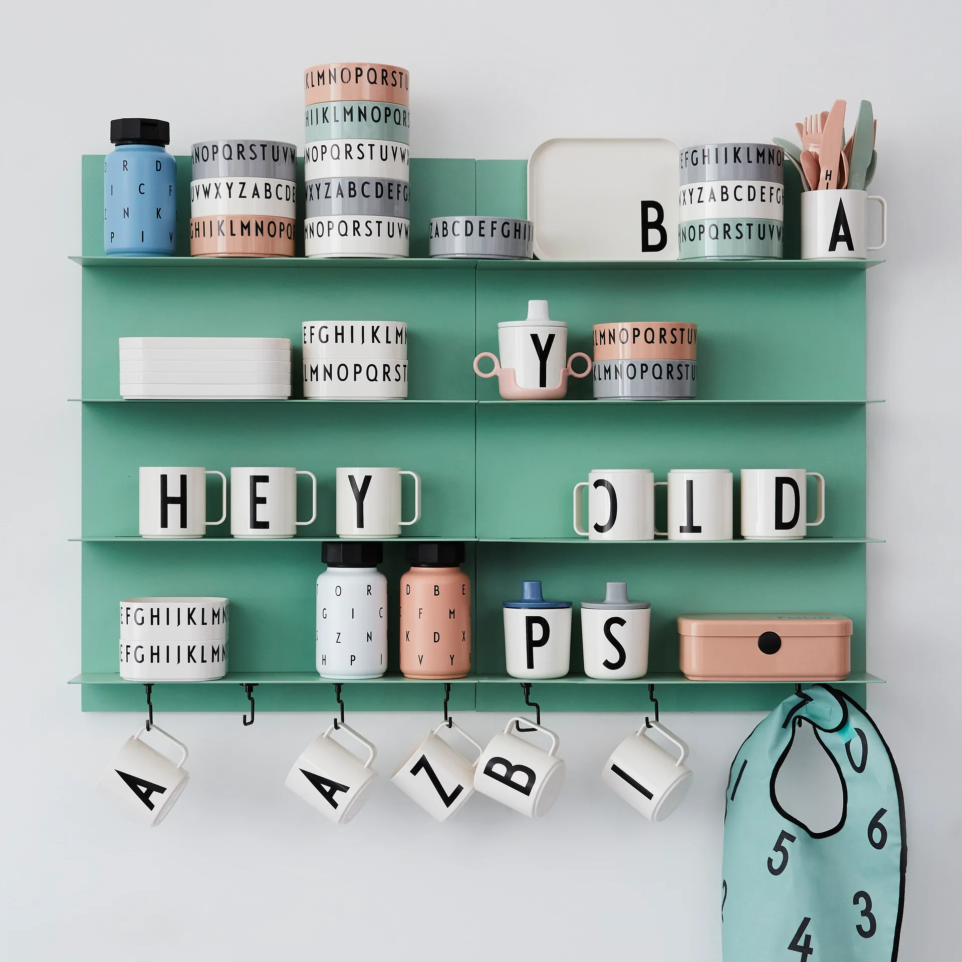 Design Letters barnbestick melamin, Nude Design Letters