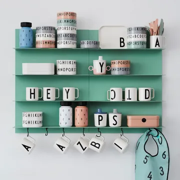 Design Letters barnbestick melamin - Nude - Design Letters
