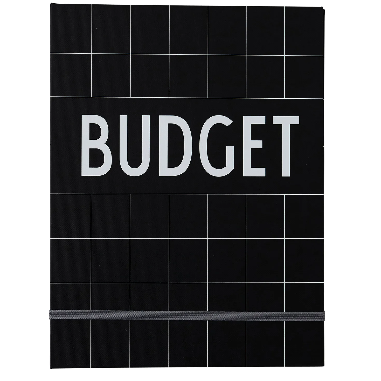 Design Letters budgetbok, Svart Design Letters