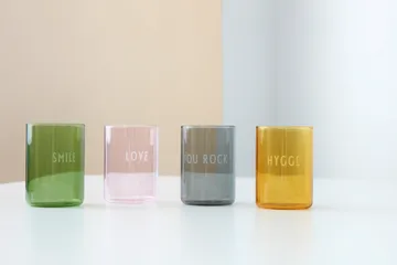 Design Letters favoritglas 35 cl - Smile-green - Design Letters
