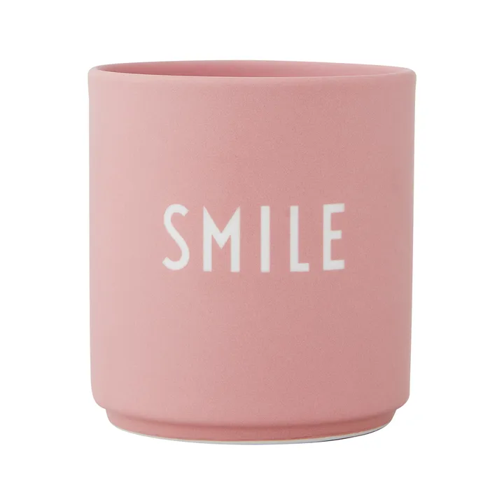 Design Letters favoritkopp 25 cl - Smile-old rose - Design Letters