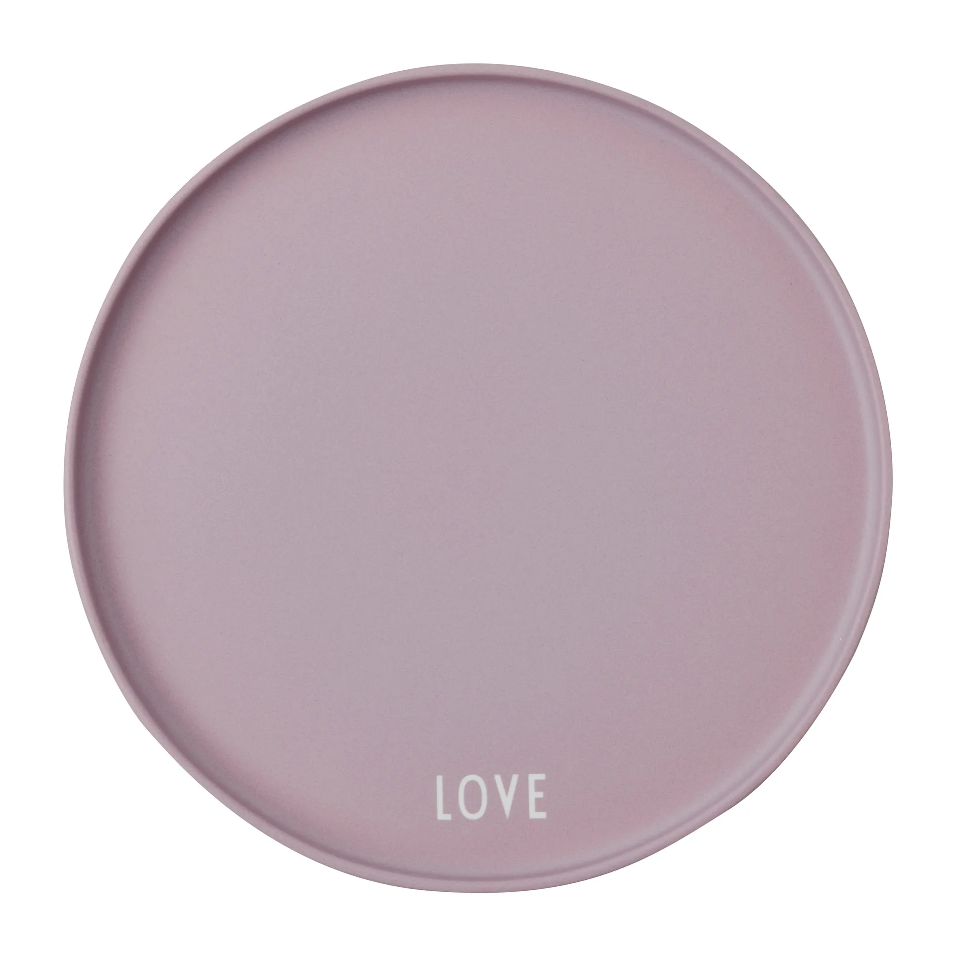 Design Letters favorittallrik Ø22 cm, Love-lavender Design Letters