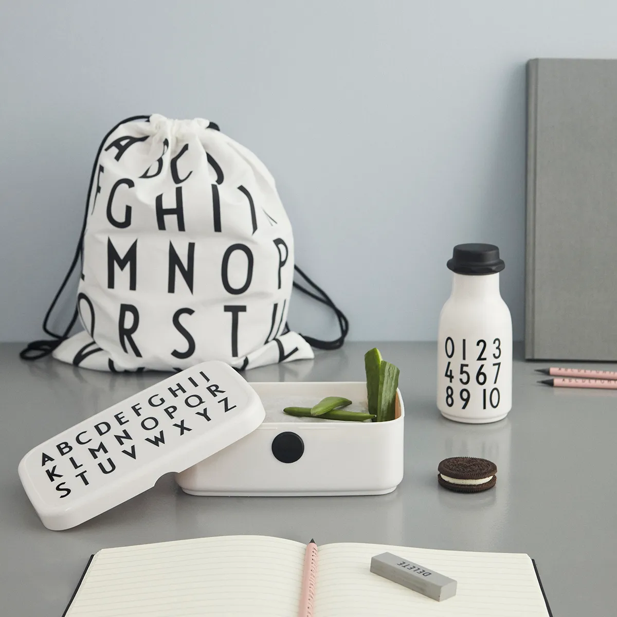 Design Letters skolstart set, 3 delar Design Letters