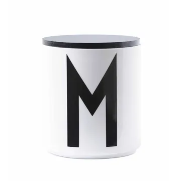 Design Letters trälock Ø11,5 cm - black - Design Letters
