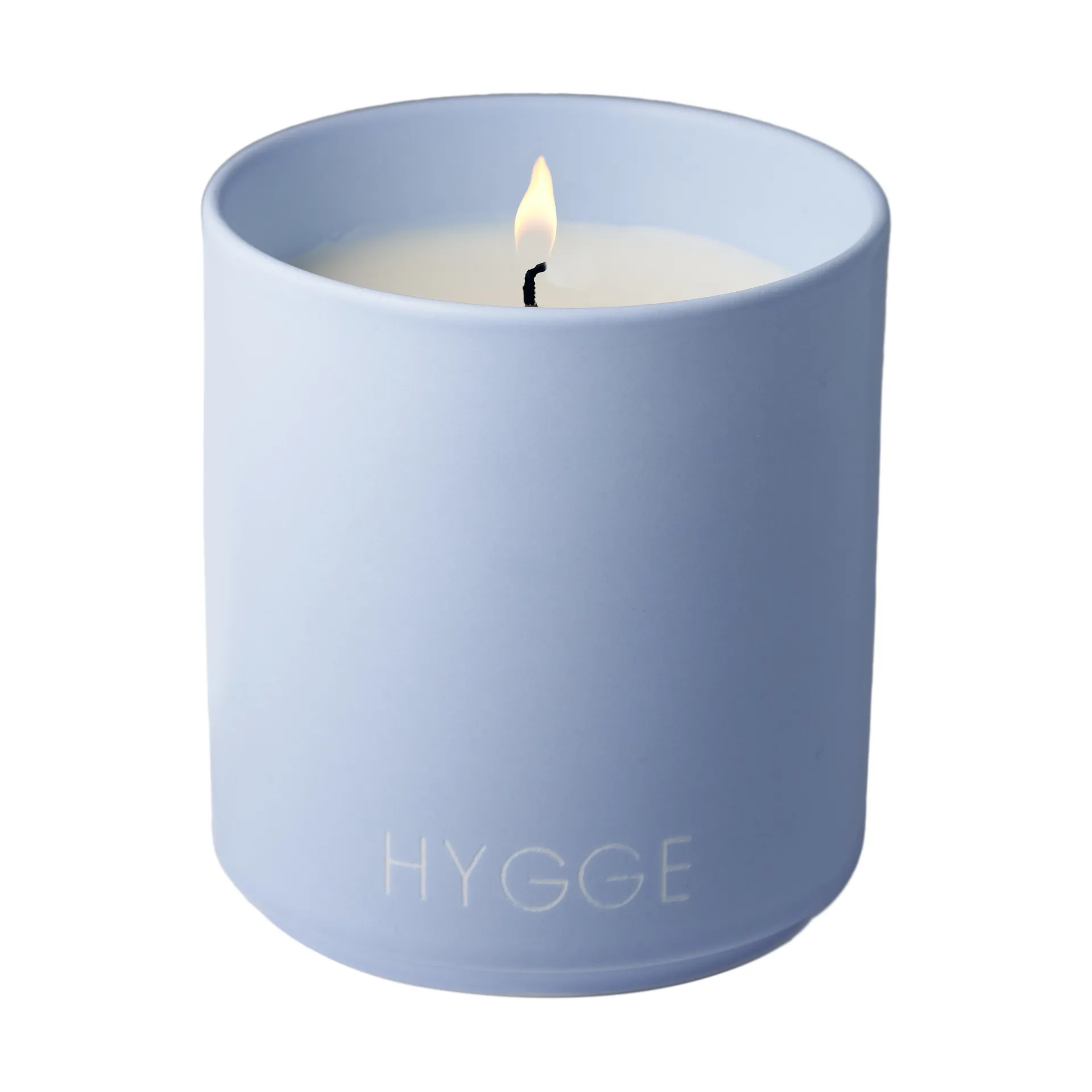 Doftljus large Ø8 cm, Hygge-blue Design Letters