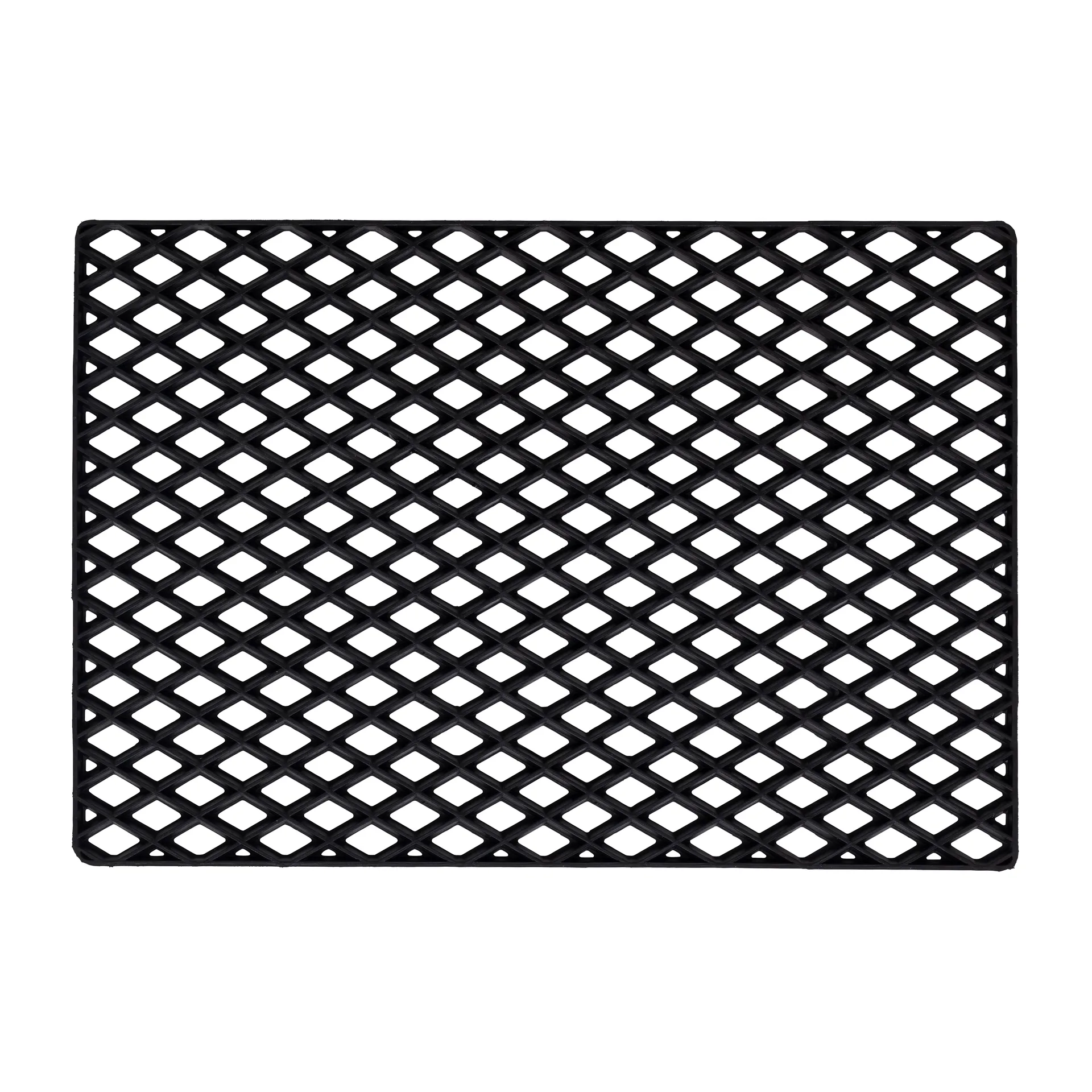 Black grid dörrmatta, 60x90 cm Dixie